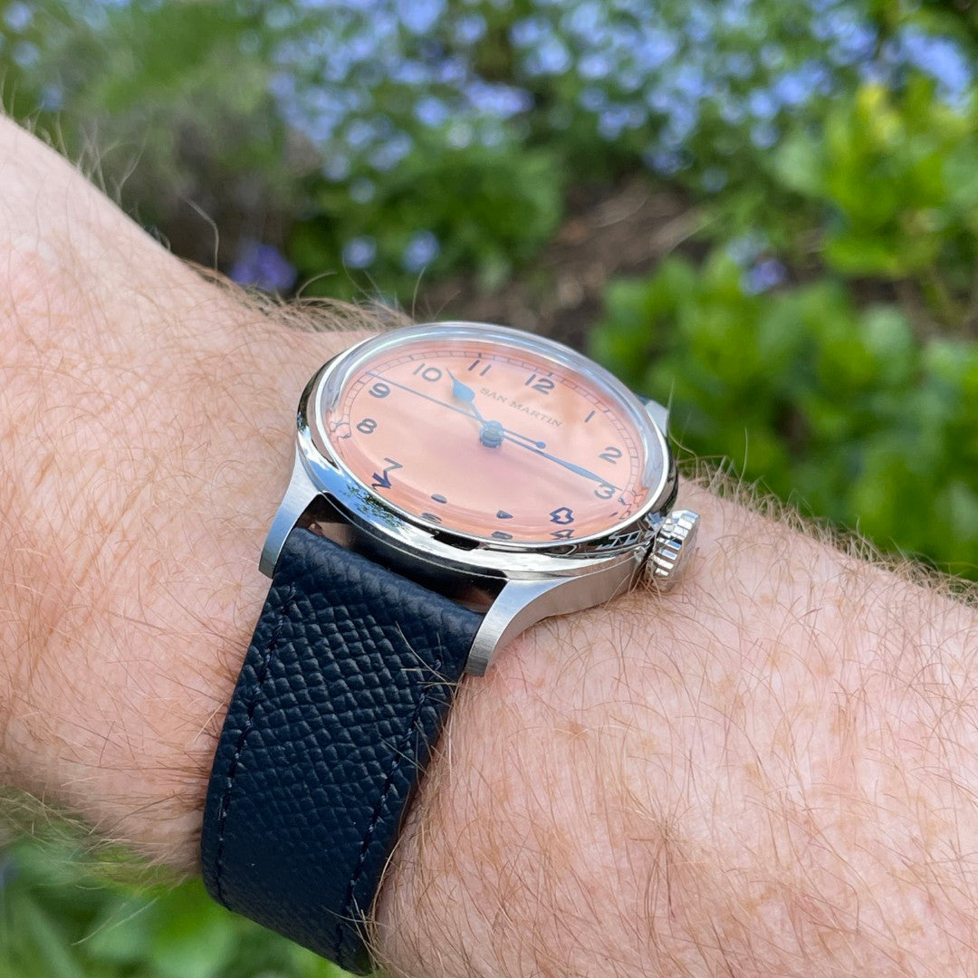 San Martin Salmon Dial SN0105-G  NH35 Automatic