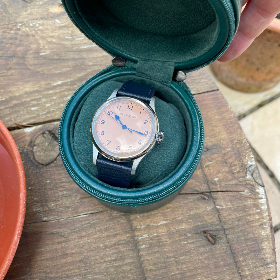 San Martin Salmon Dial SN0105-G  NH35 Automatic