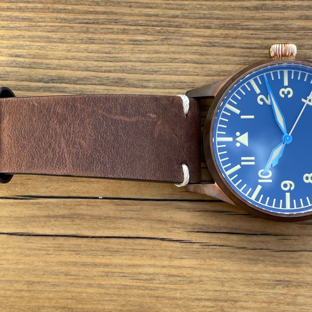 San Martin SN0117-Q Flieger Bronze Pilot Watch 41mm - NH35 Automatic