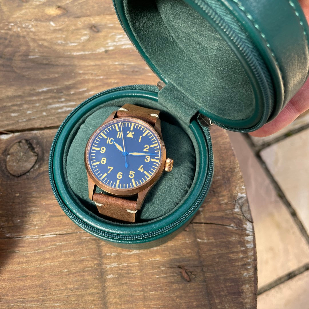San Martin SN0117-Q Flieger Bronze Pilot Watch 41mm - NH35 Automatic