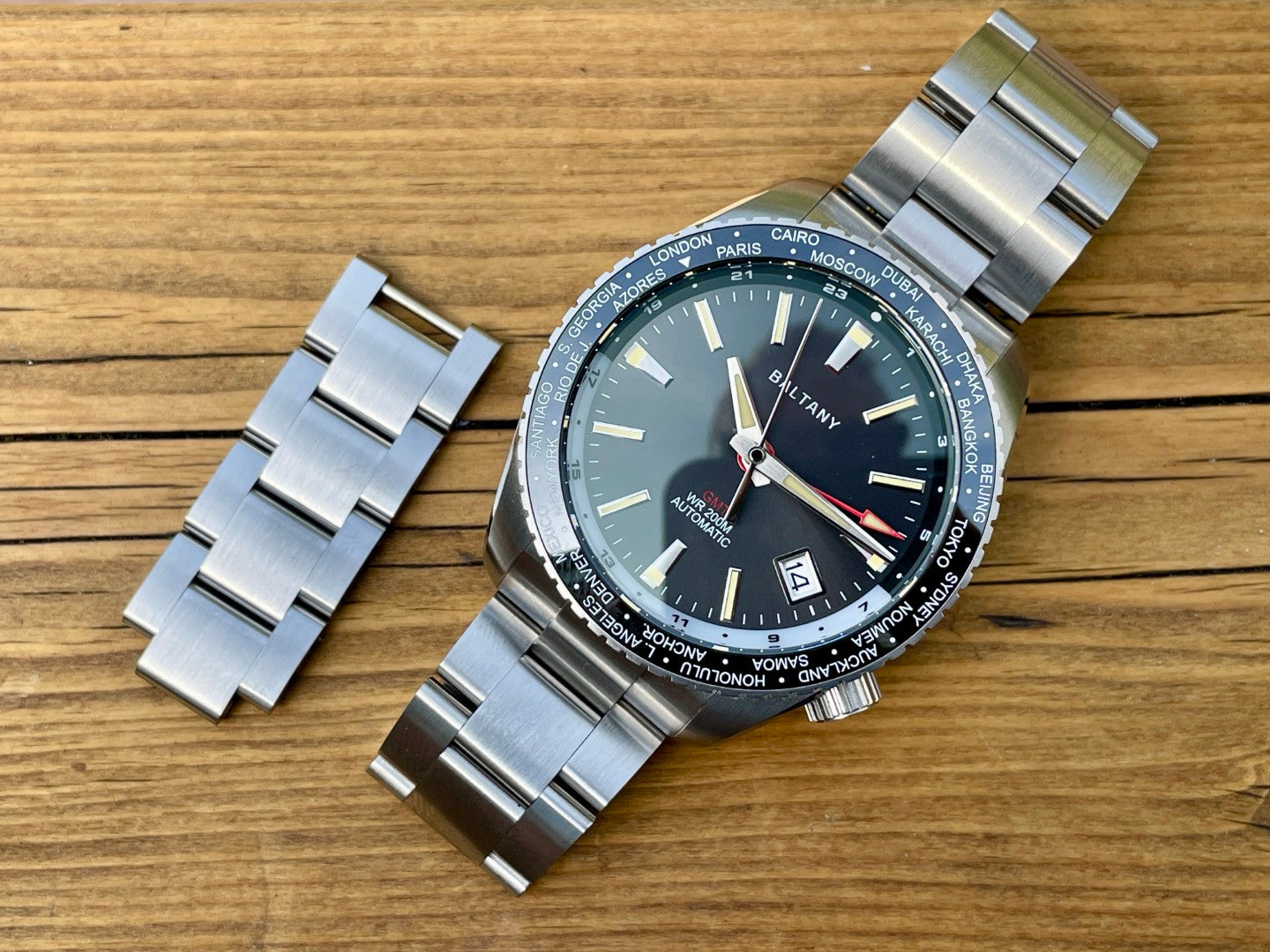 Baltany GMT Sports Watch S6083 - NH34 Automatic