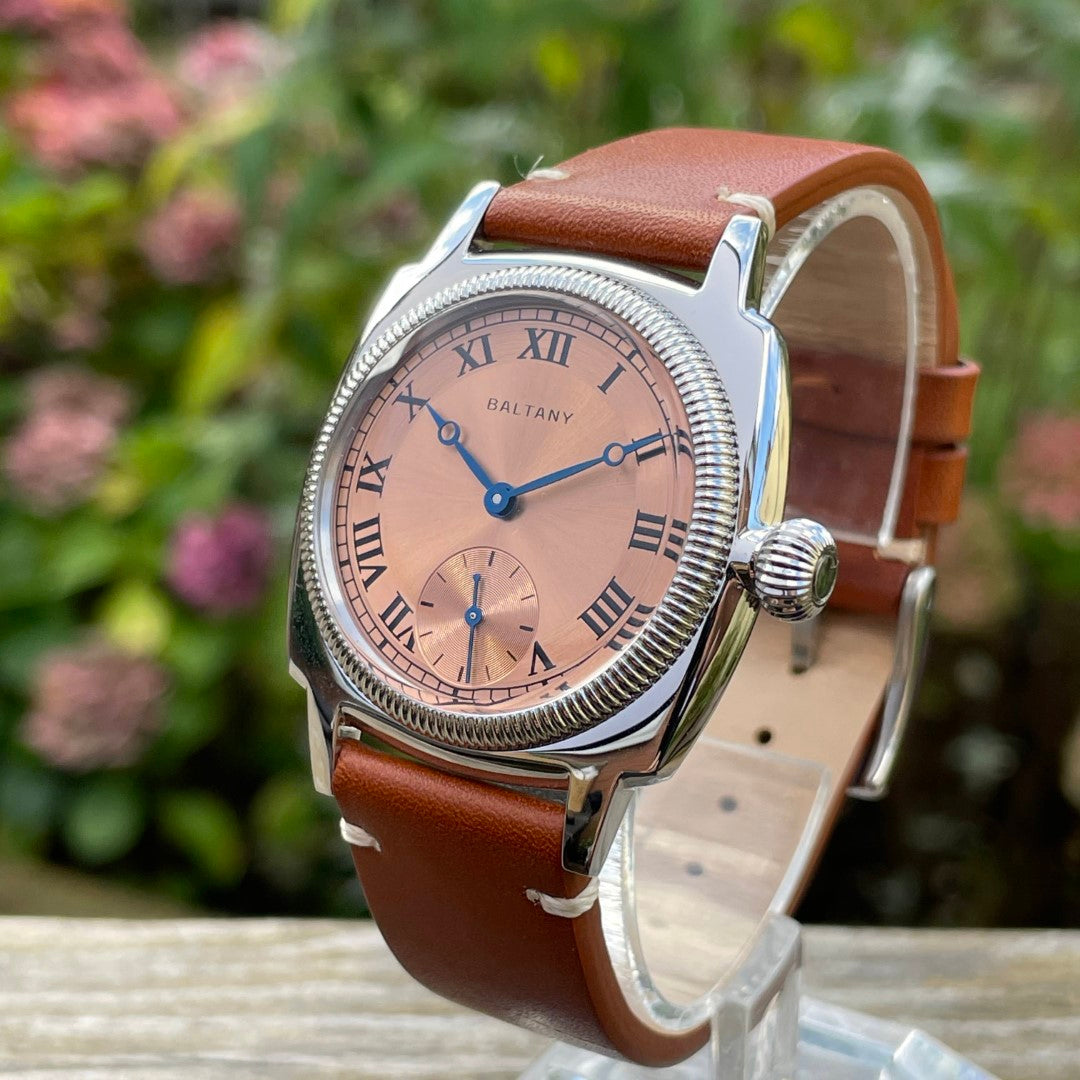 Baltany 1926 Oyster Salmon Dial (Quartz) Watch