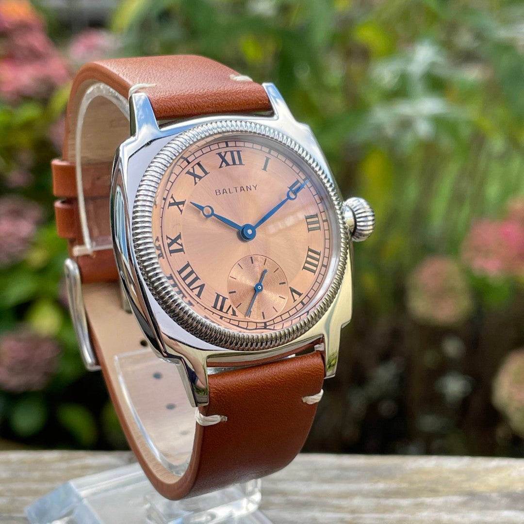 Baltany 1926 Oyster Salmon Dial (Quartz) Watch