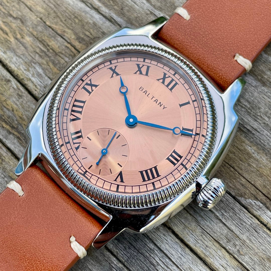 Baltany 1926 Oyster Salmon Dial (Quartz) Watch