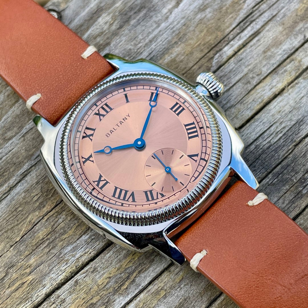 Baltany 1926 Oyster Salmon Dial (Quartz) Watch
