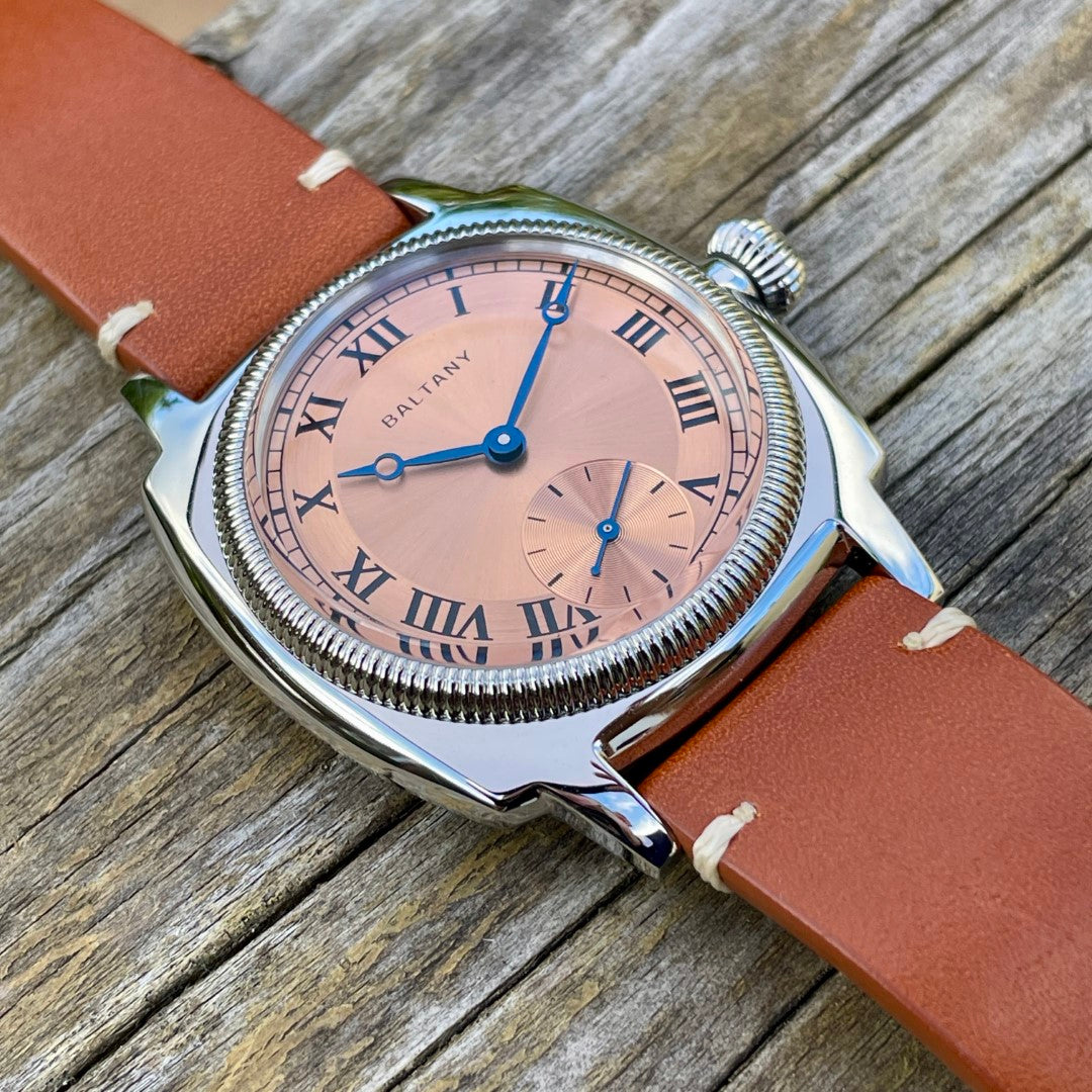 Baltany 1926 Oyster Salmon Dial (Quartz) Watch