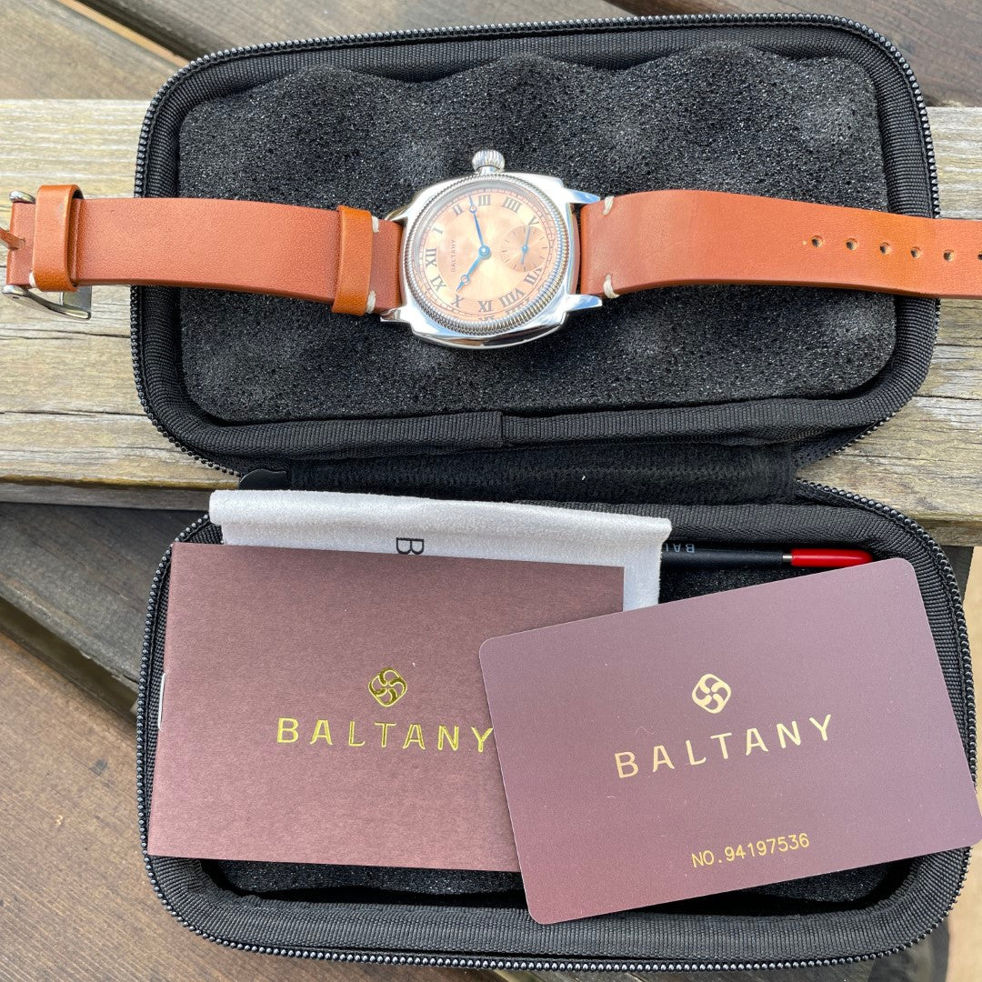 Baltany 1926 Oyster Salmon Dial (Quartz) Watch