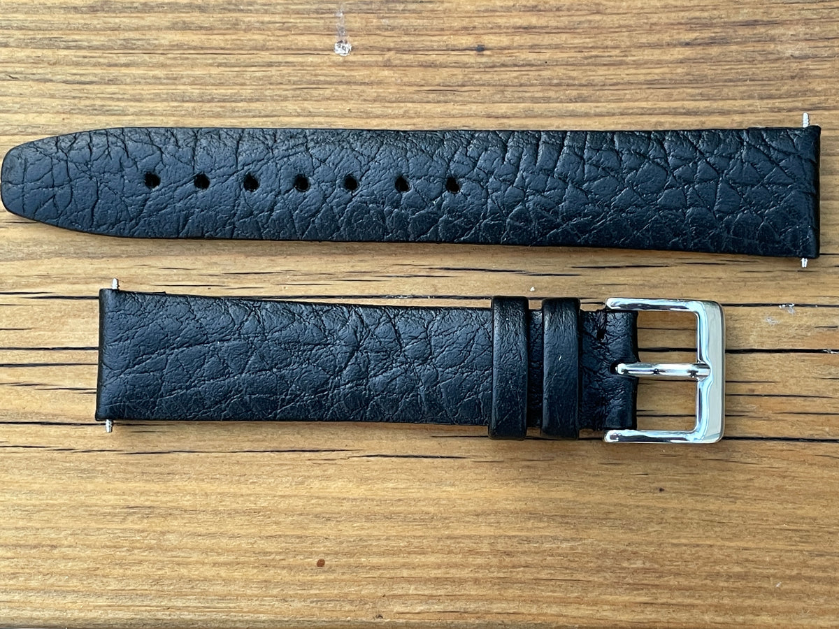 Buffalo Unstitched Leather Strap Infinity Edge