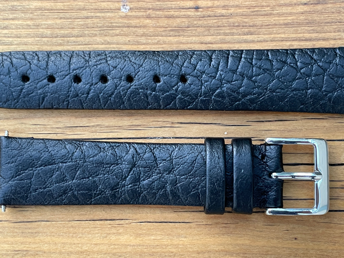 Buffalo Unstitched Leather Strap Infinity Edge