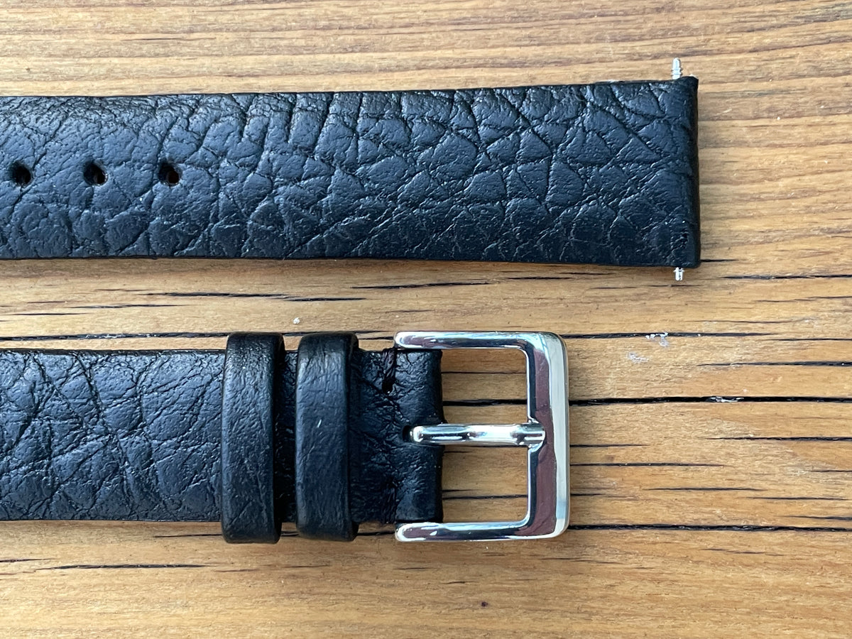 Buffalo Unstitched Leather Strap Infinity Edge
