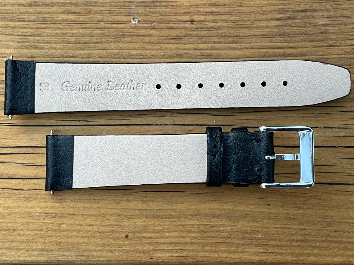 Buffalo Unstitched Leather Strap Infinity Edge