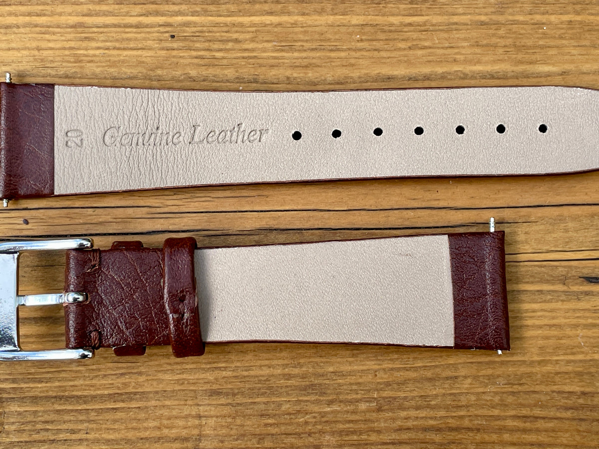 Buffalo Unstitched Leather Strap Infinity Edge