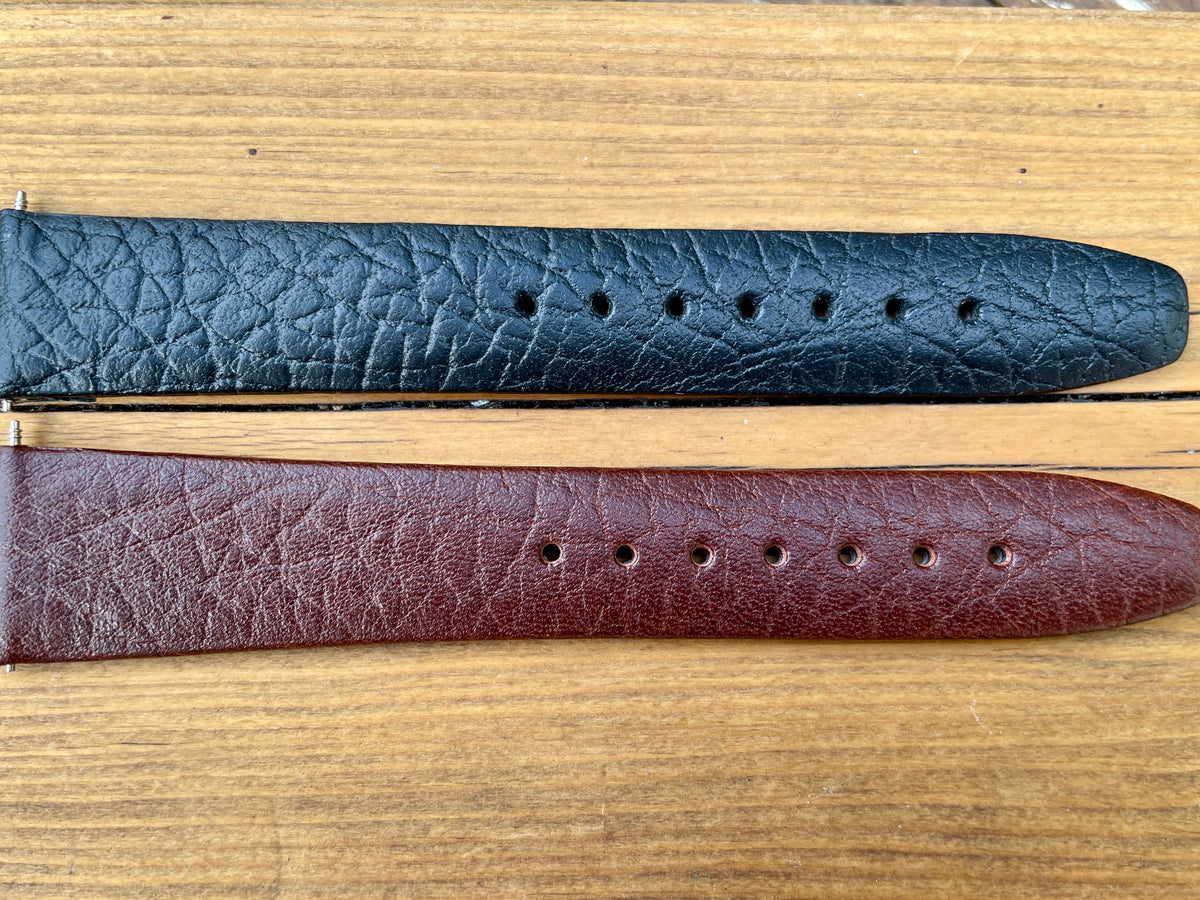 Buffalo Unstitched Leather Strap Infinity Edge