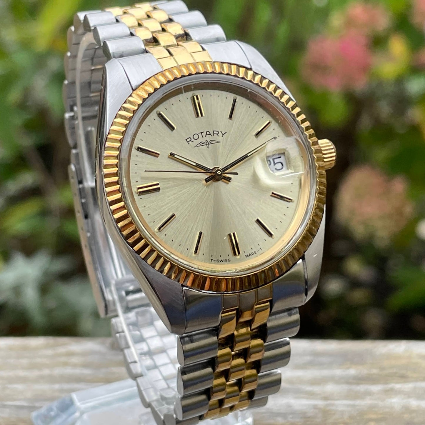 Rotary Date Just  Quartz 1980s?