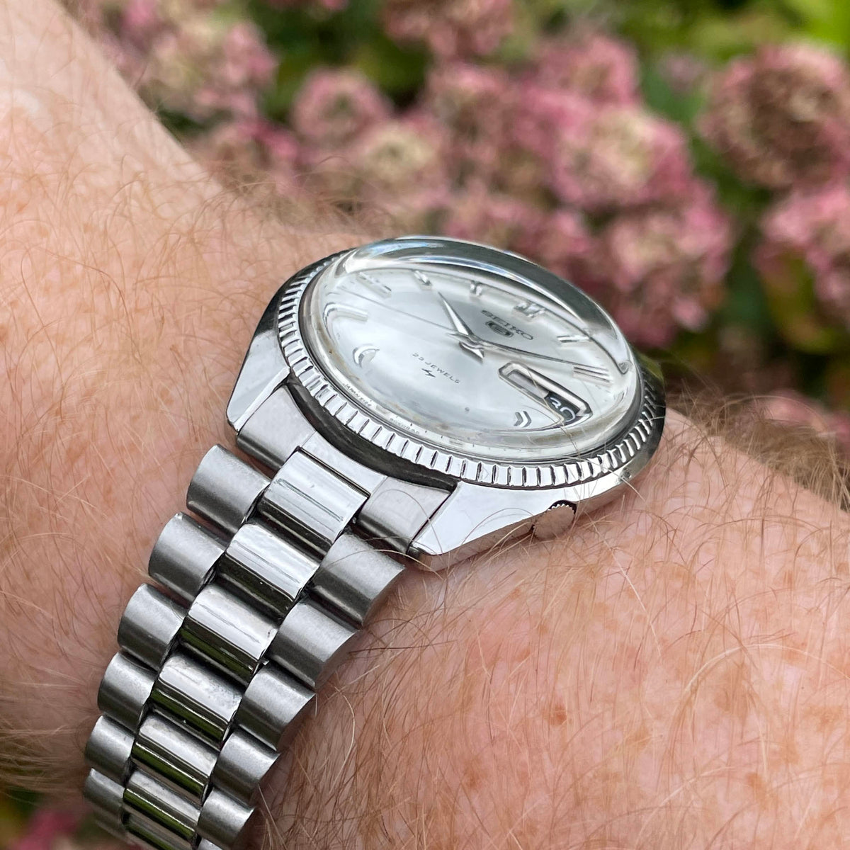 President Style Watch Bracelet With Multiple End Links